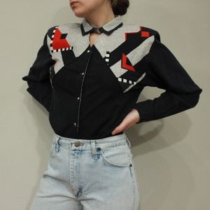 Vintage Western Blouse